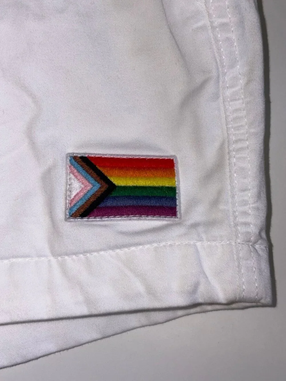 NWT CHUBBIES Chino Shorts Size XXL White Pride
